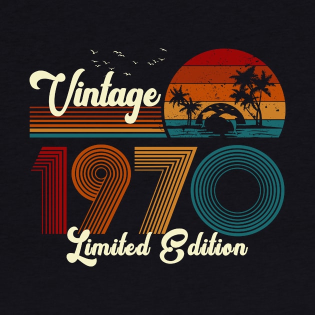 Vintage 1970 Shirt Limited Edition 50th Birthday Gift by Damsin